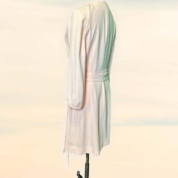 J. Crew ‘Wrap Dress in 365 Crepe’ in Baby Pink Size 4 - Picture 7 of 16